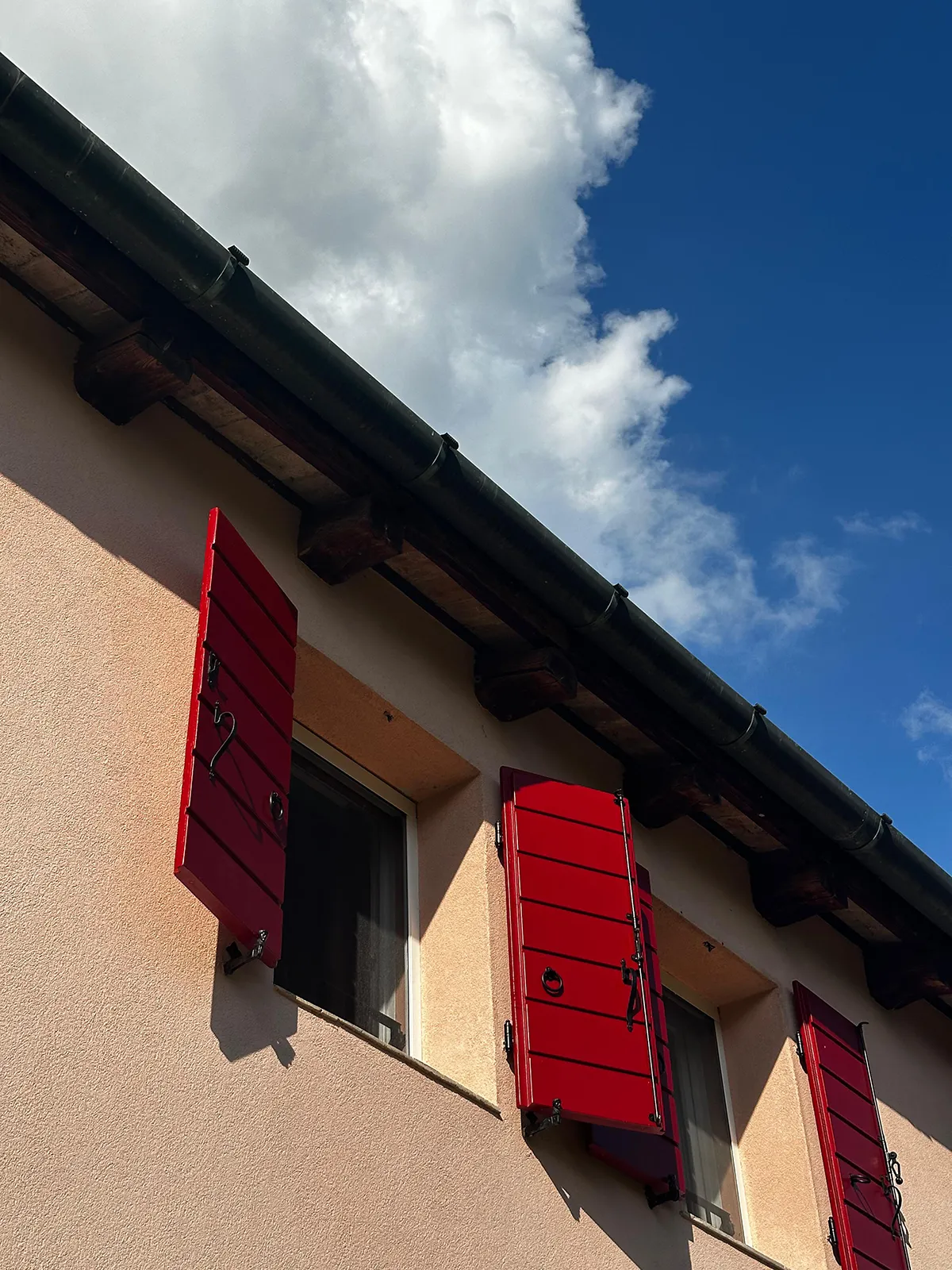 Nuovi scuri in legno alla padovana